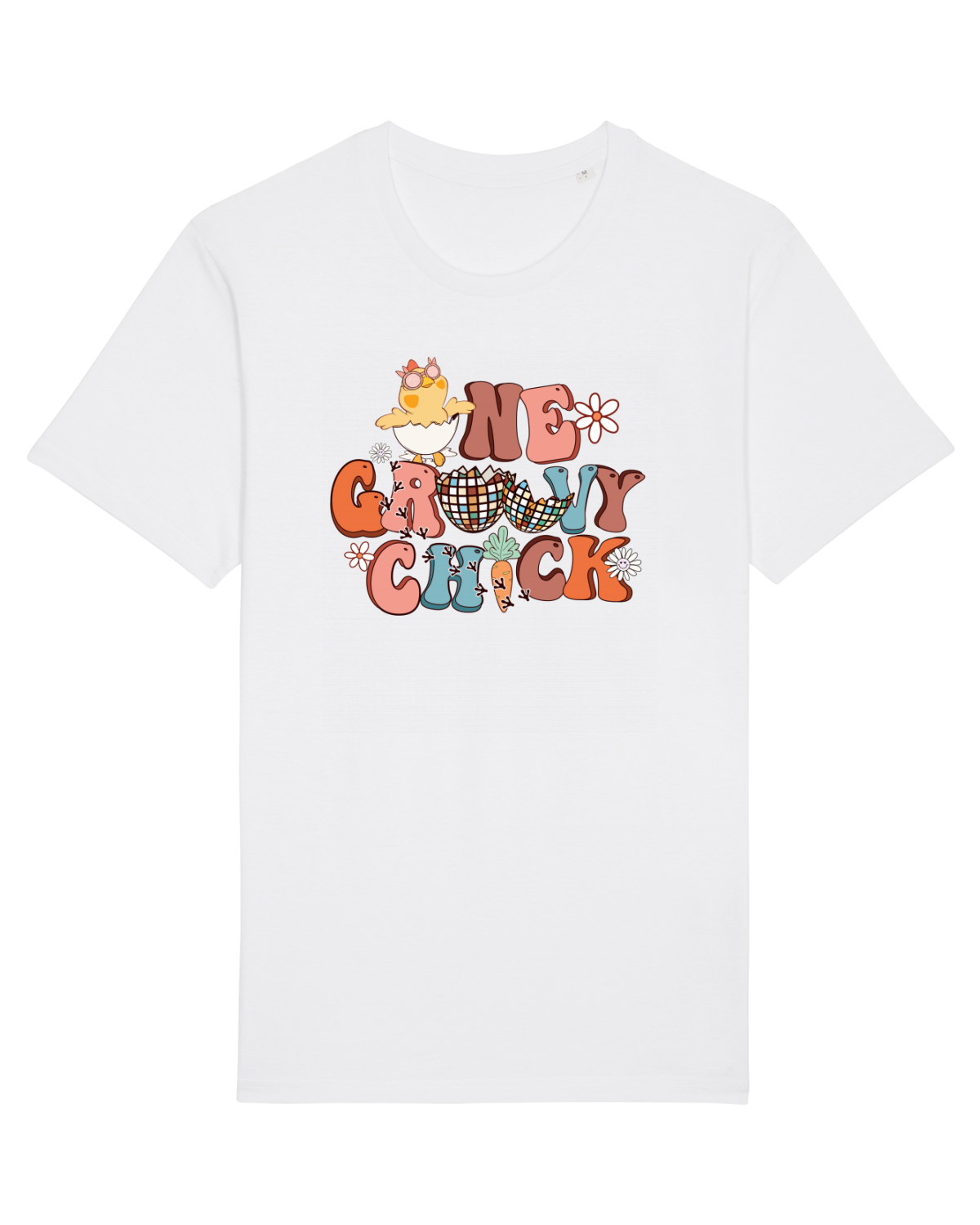 Tricou mânecă scurtă Unisex Rocker White