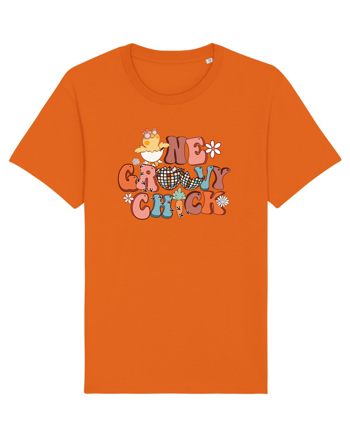Tricou mânecă scurtă Unisex Rocker Bright Orange