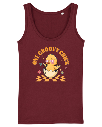 de Paște - One groovy chick v2 Burgundy