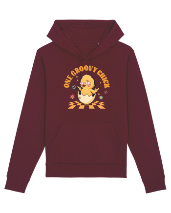 de Paște - One groovy chick v2 Burgundy
