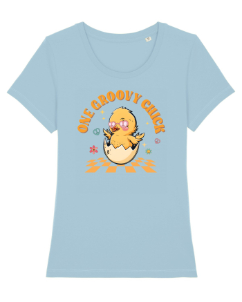 de Paște - One groovy chick v2 Sky Blue