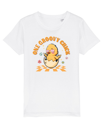 de Paște - One groovy chick v2 White