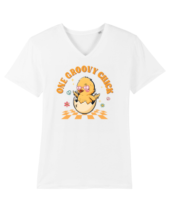 de Paște - One groovy chick v2 White