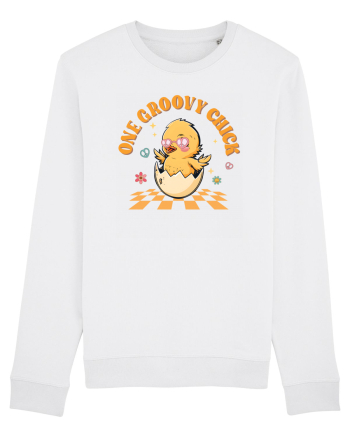 de Paște - One groovy chick v2 White