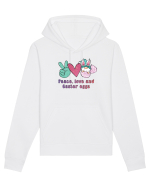de Paște - Peace love and easter eggs Hanorac Unisex Drummer