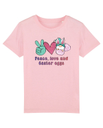 de Paște - Peace love and easter eggs Tricou mânecă scurtă  Copii Mini Creator