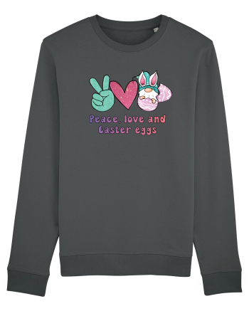de Paște - Peace love and easter eggs Anthracite
