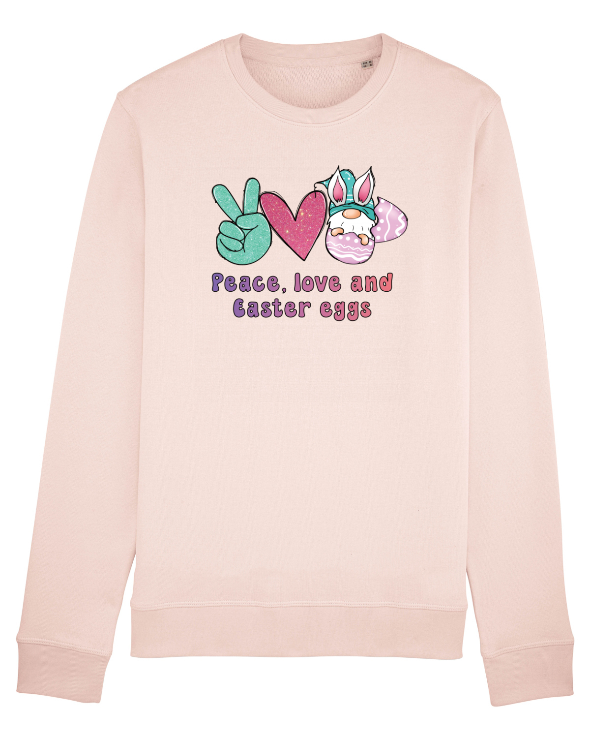 Bluză mânecă lungă Unisex Rise Candy Pink