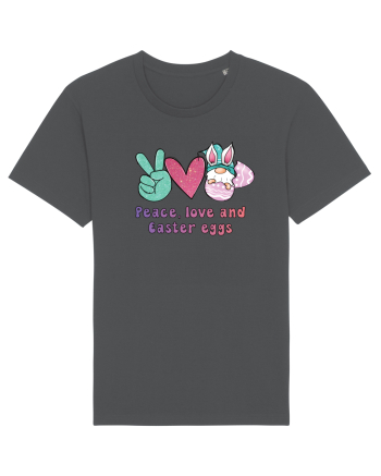 de Paște - Peace love and easter eggs Anthracite