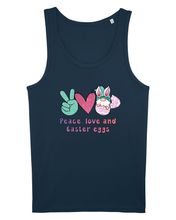 de Paște - Peace love and easter eggs Navy