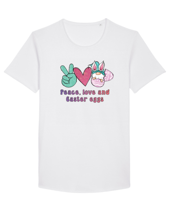 de Paște - Peace love and easter eggs White