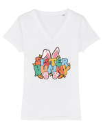 de Paște - Sister bunny Tricou mânecă scurtă guler V Damă Evoker