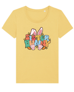 de Paște - Sister bunny Tricou mânecă scurtă guler larg fitted Damă Expresser