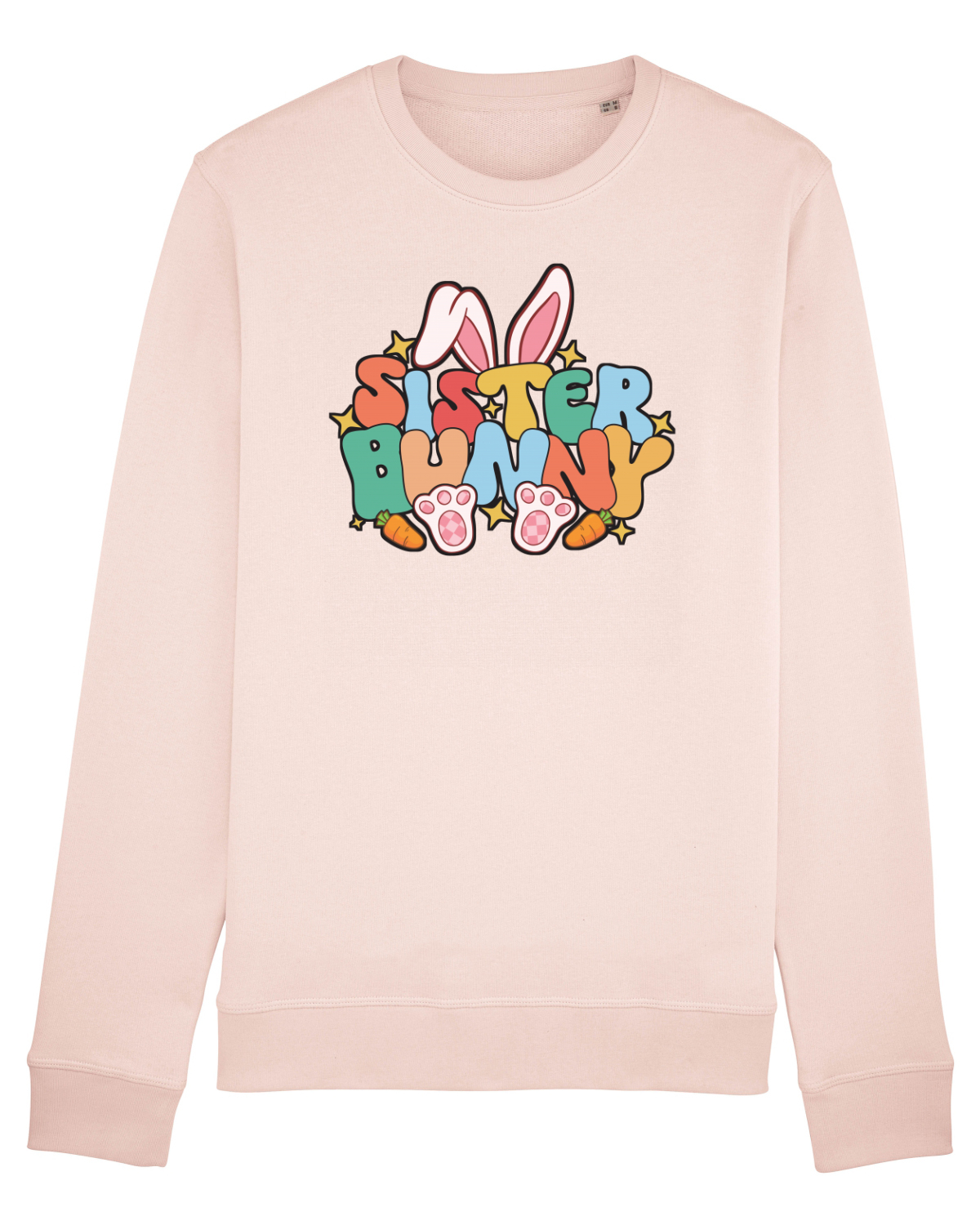 Bluză mânecă lungă Unisex Rise Candy Pink