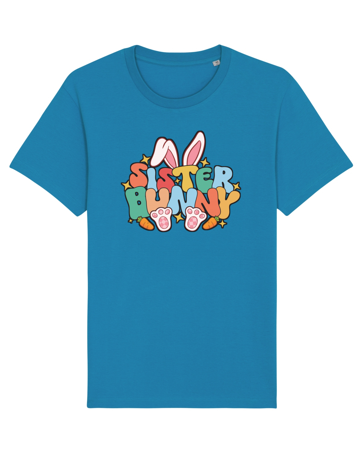 Tricou mânecă scurtă Unisex Rocker Azur