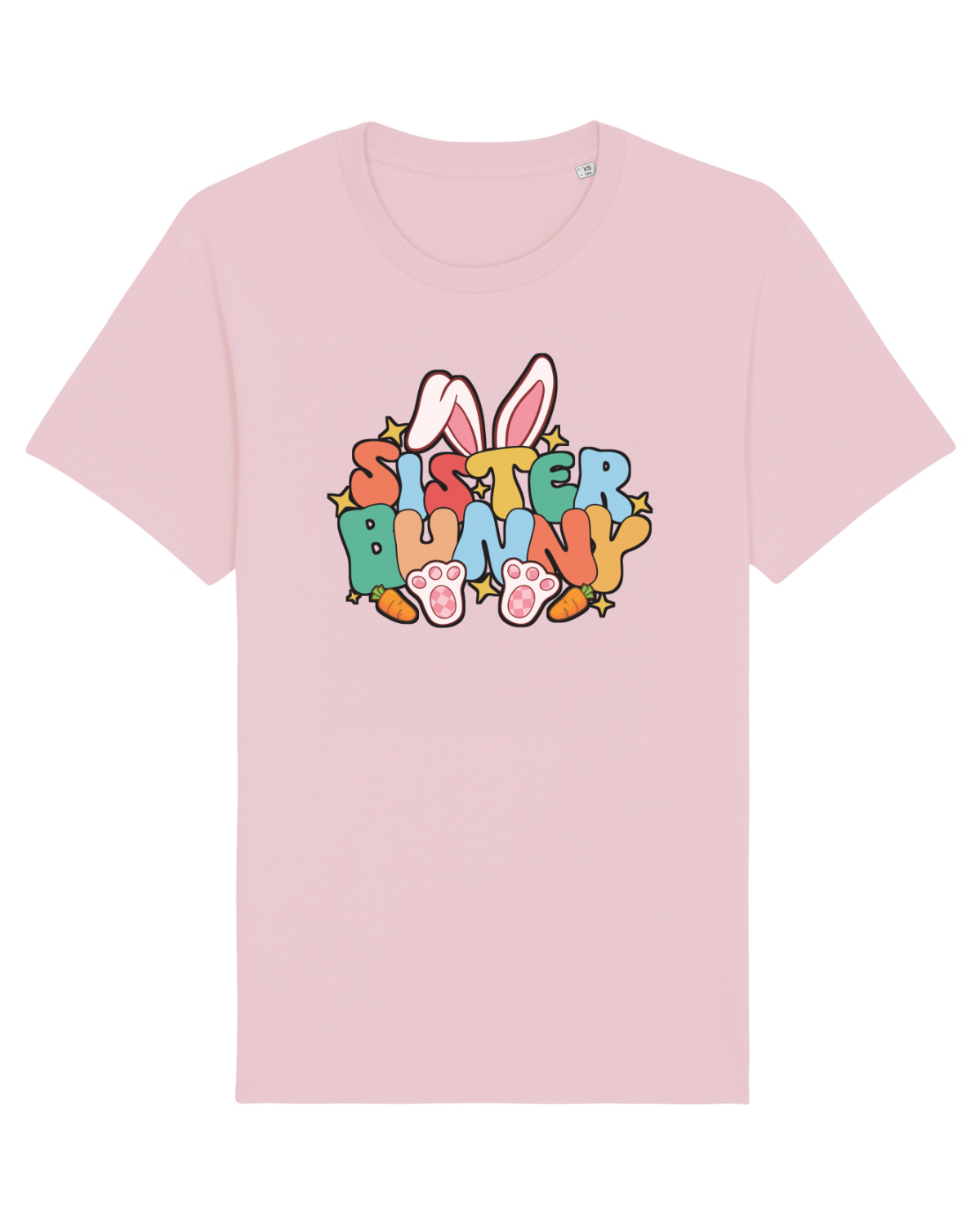 Tricou mânecă scurtă Unisex Rocker Cotton Pink