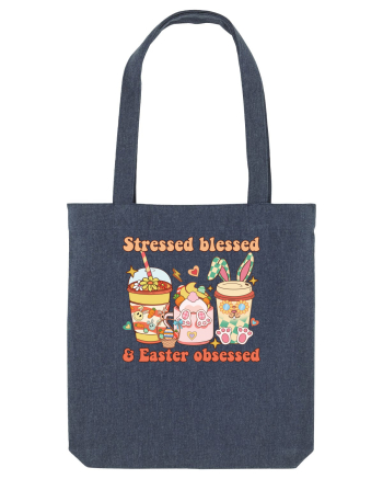 de Paște - Stressed blessed and easter obsessed Midnight Blue