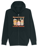 de Paște - Stressed blessed and easter obsessed Hanorac cu fermoar Unisex Connector