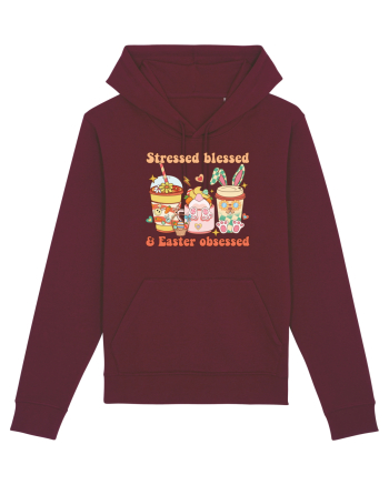 de Paște - Stressed blessed and easter obsessed Burgundy
