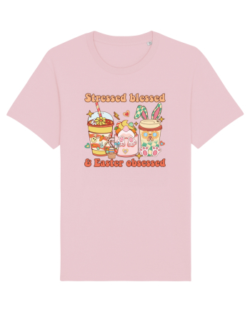 de Paște - Stressed blessed and easter obsessed Cotton Pink