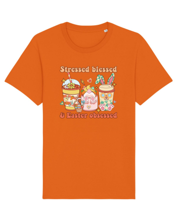 de Paște - Stressed blessed and easter obsessed Bright Orange