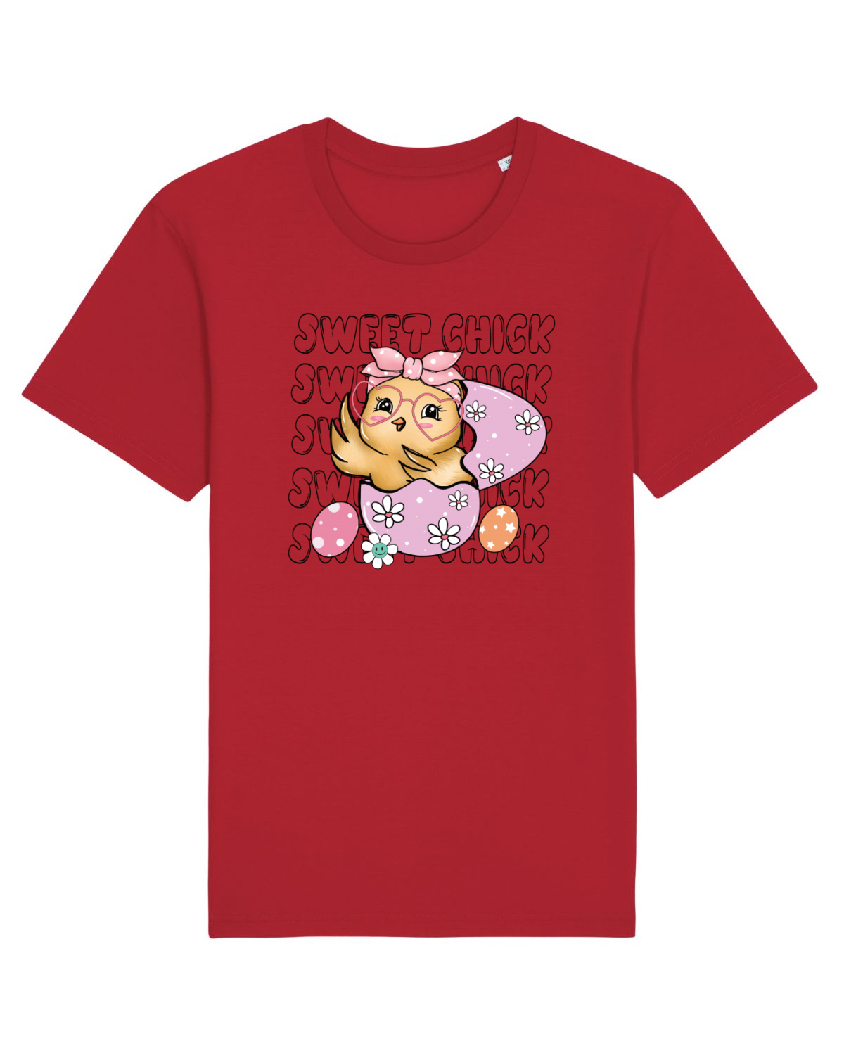 Tricou mânecă scurtă Unisex Rocker Red