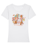 de Paște - Too hip to hop Tricou mânecă scurtă guler larg fitted Damă Expresser