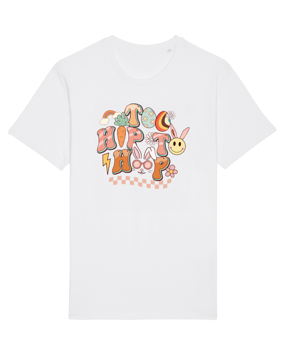 Tricou mânecă scurtă Unisex Rocker White