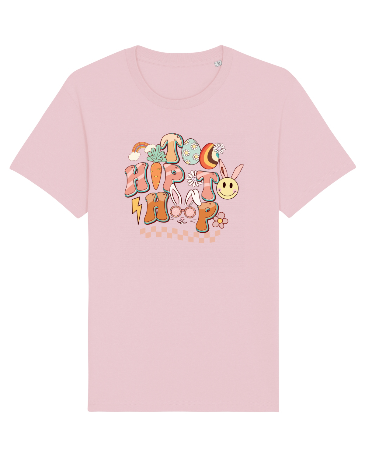Tricou mânecă scurtă Unisex Rocker Cotton Pink