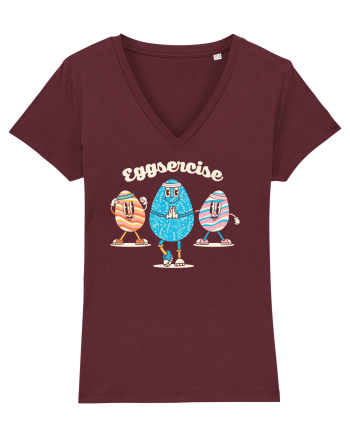 de Paște - Eggsercise Burgundy
