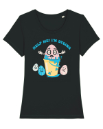 de Paște - Help me I am dyeing Tricou mânecă scurtă guler larg fitted Damă Expresser