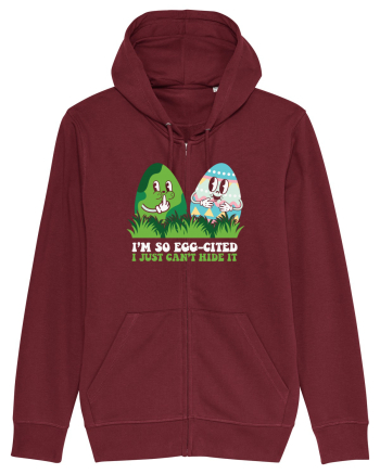 de Paște - I am so egg-cited Burgundy
