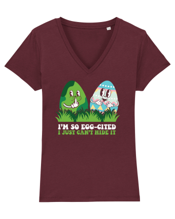 de Paște - I am so egg-cited Burgundy