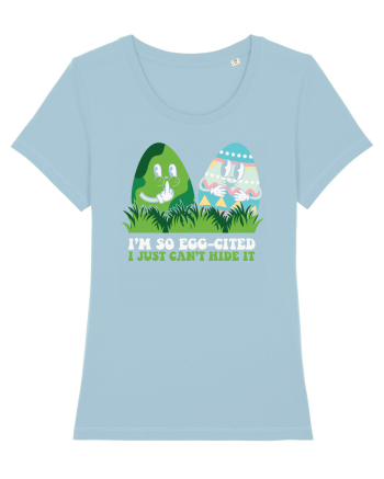 de Paște - I am so egg-cited Sky Blue