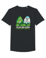 de Paște - I am so egg-cited Tricou mânecă scurtă guler larg Bărbat Skater