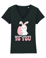 de Paște - Nobunny compares to you Tricou mânecă scurtă guler V Damă Evoker