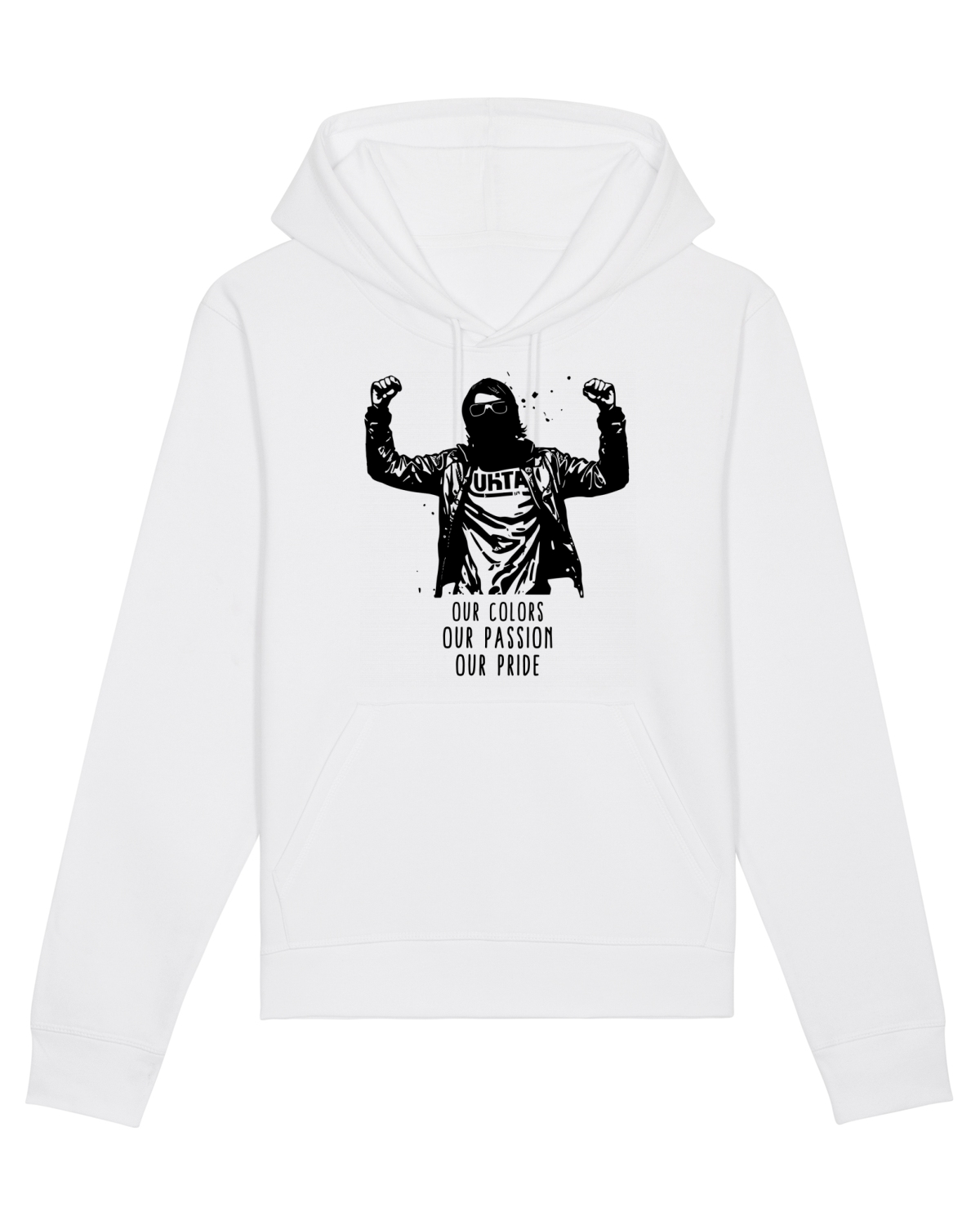Hanorac Unisex Drummer White