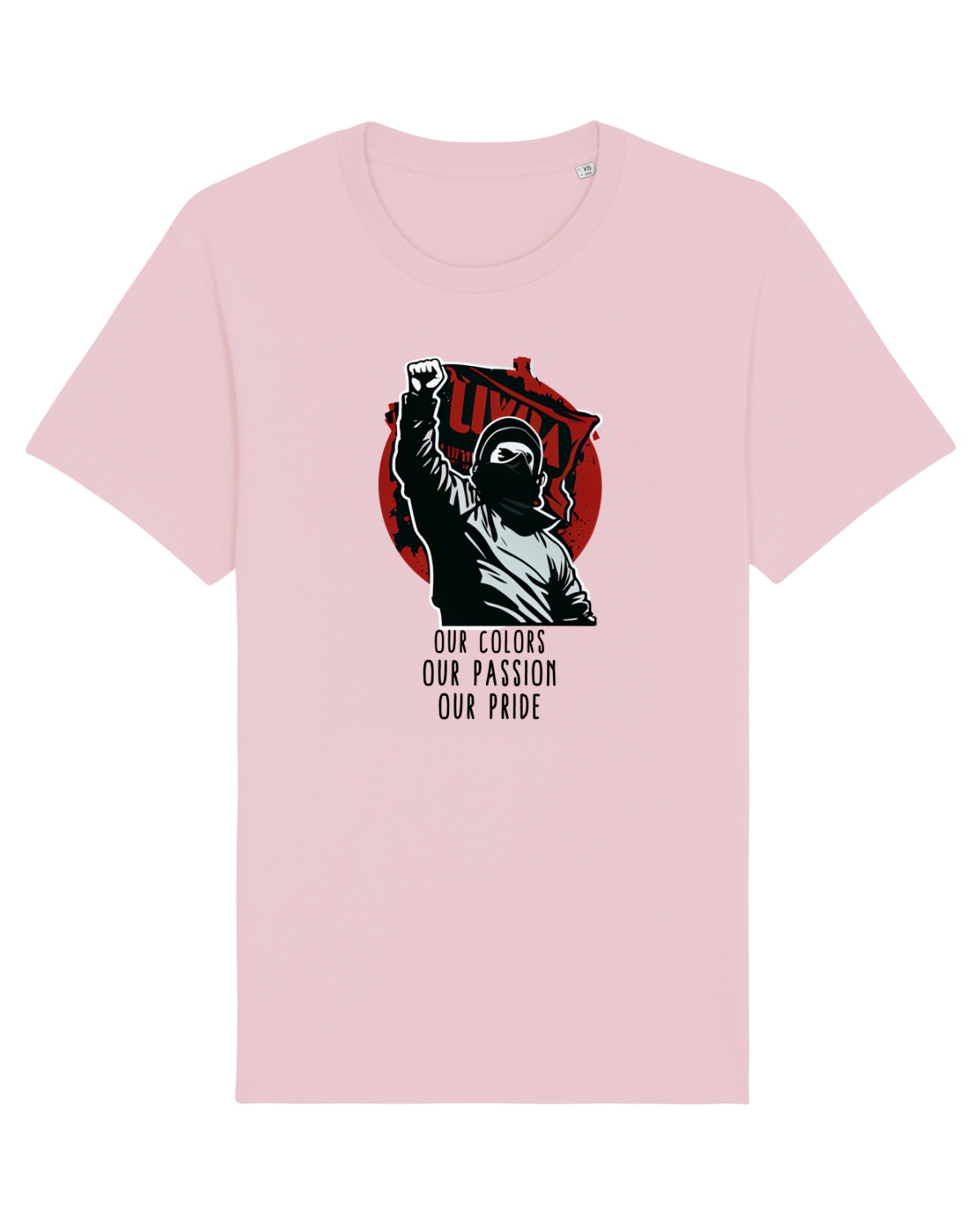 Tricou mânecă scurtă Unisex Rocker Cotton Pink