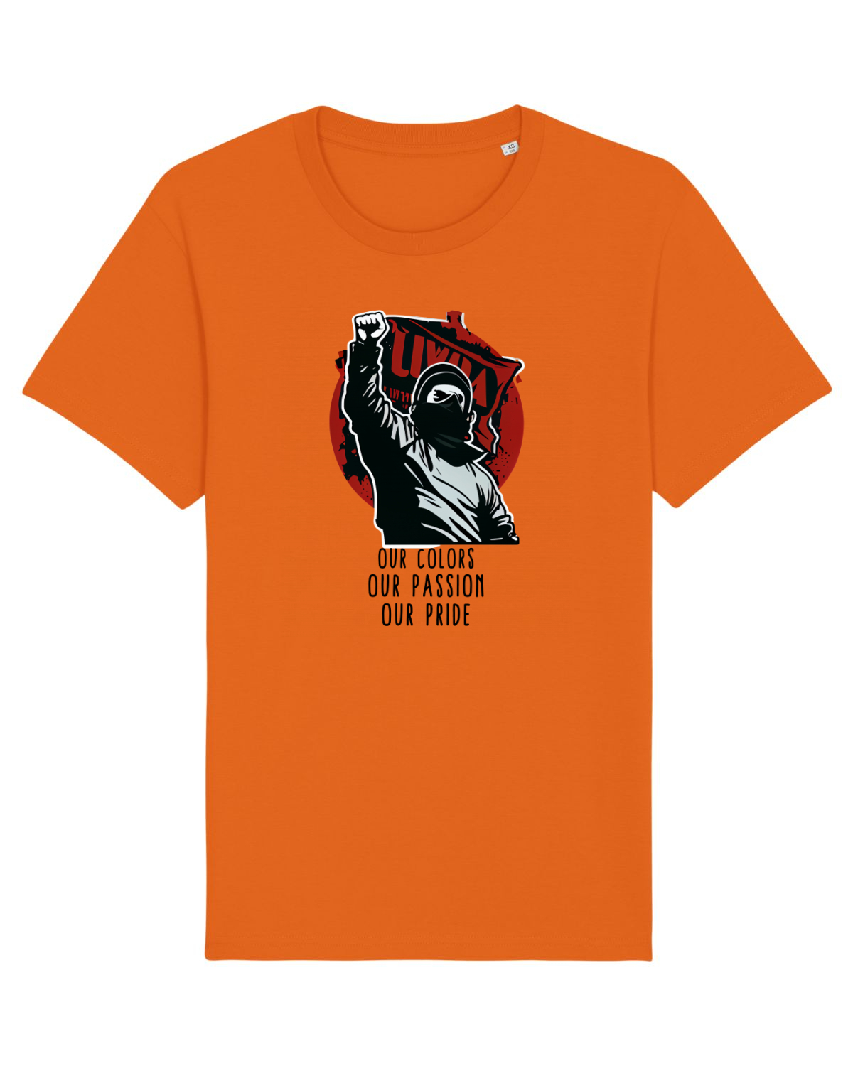 Tricou mânecă scurtă Unisex Rocker Bright Orange