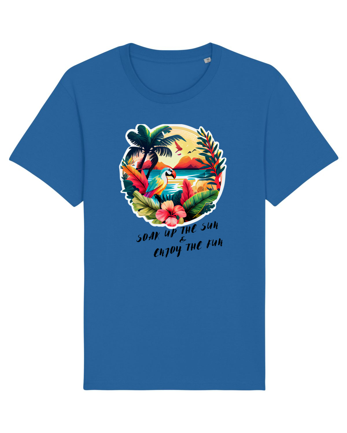 Tricou mânecă scurtă Unisex Rocker Royal Blue