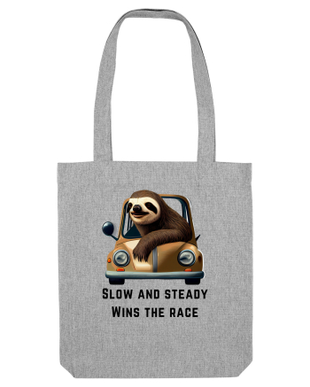 SLOW AND STEADY - V1 Heather Grey