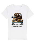SLOW AND STEADY - V1 Tricou mânecă scurtă  Copii Mini Creator