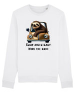 SLOW AND STEADY - V1 Bluză mânecă lungă Unisex Rise