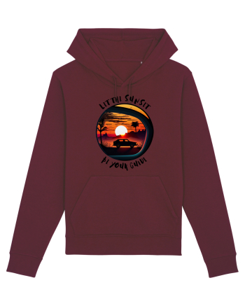 LET THE SUNSET BE YOUR GUIDE - V1 Burgundy