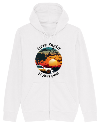 LET THE SUNSET BE YOUR GUIDE - V2 White