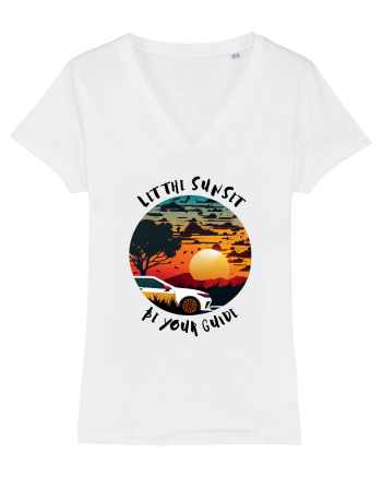 LET THE SUNSET BE YOUR GUIDE - V2 White