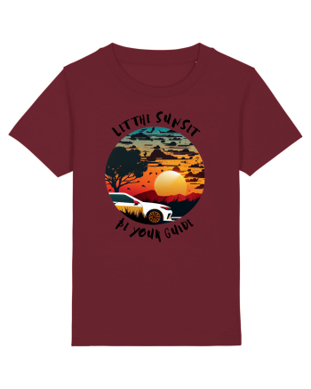 LET THE SUNSET BE YOUR GUIDE - V2 Burgundy