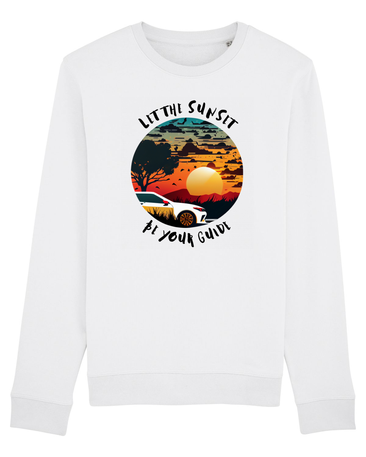 Bluză mânecă lungă Unisex Rise White