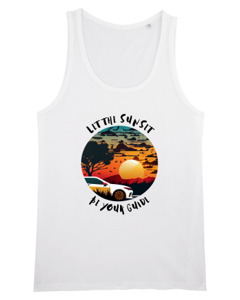LET THE SUNSET BE YOUR GUIDE - V2 White