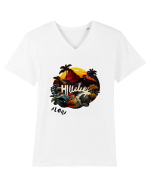 ALOHA - V3 Tricou mânecă scurtă guler V Bărbat Presenter